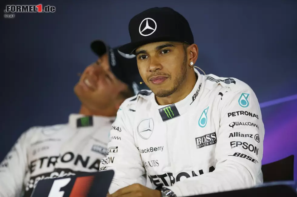 Foto zur News: Lewis Hamilton (Mercedes) und Nico Rosberg (Mercedes)