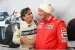 Foto zur News: Nelson Piquet und Niki Lauda