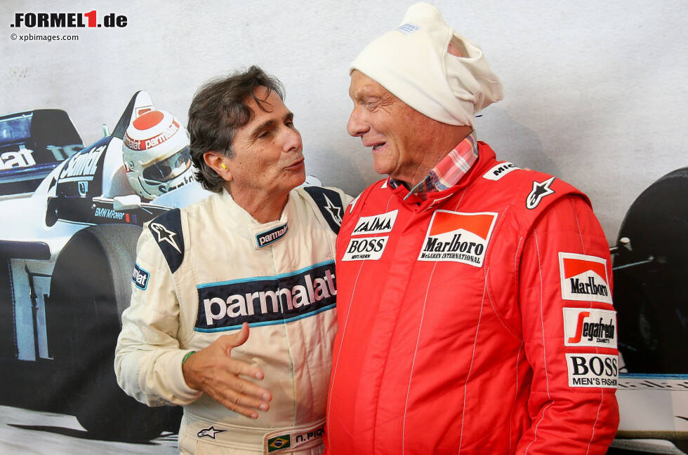 Foto zur News: Nelson Piquet und Niki Lauda