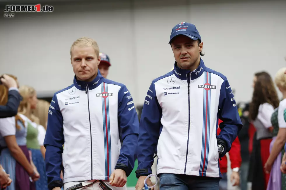 Foto zur News: Valtteri Bottas (Williams) und Felipe Massa (Williams)