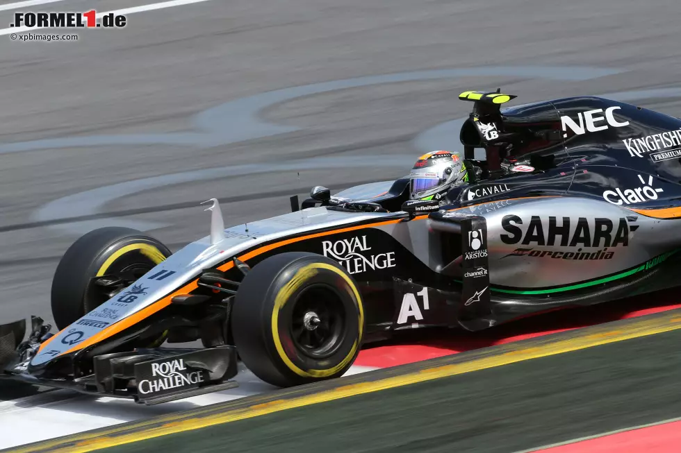 Foto zur News: Sergio Perez (Force India)