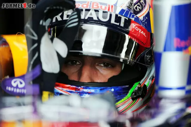 ...Daniel Ricciardo, dem im Red Bull 1,695 Sekunden fehlten Foto zur News: ...Daniel Ricciardo, dem im Red Bull 1,695 Sekunden fehlten