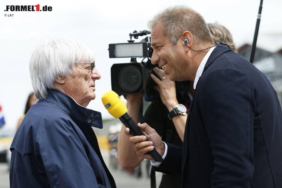 Foto zur News: Bernie Ecclestone im Interview mit Kai Ebel