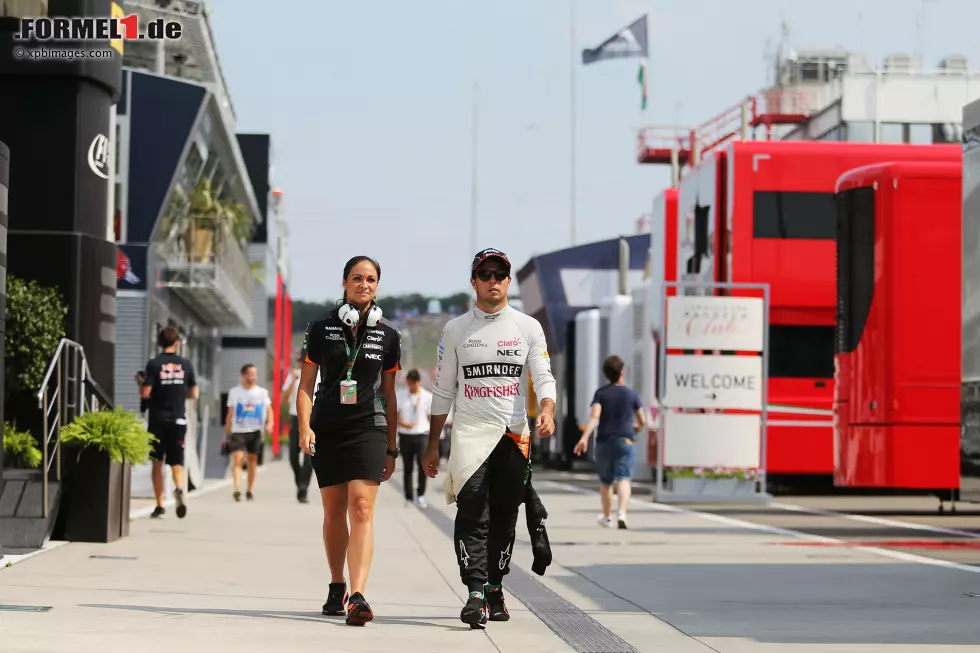 Foto zur News: Sergio Perez (Force India)