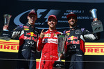 Gallerie: Sebastian Vettel (Ferrari), Daniil Kwjat (Red Bull) und Daniel Ricciardo (Red Bull)
