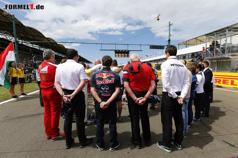 Foto zur News: Die Formel 1 gedenkt Jules Bianchi