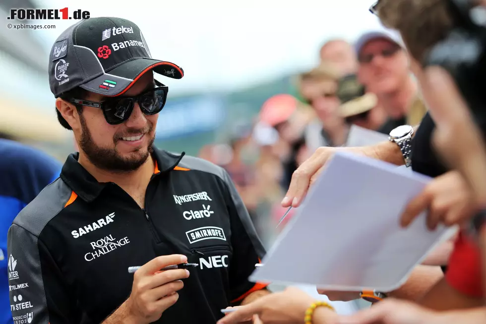 Foto zur News: Sergio Perez (Force India)