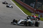 Gallerie: Nico Rosberg (Mercedes), Sebastian Vettel (Ferrari) und Valtteri Bottas (Williams)