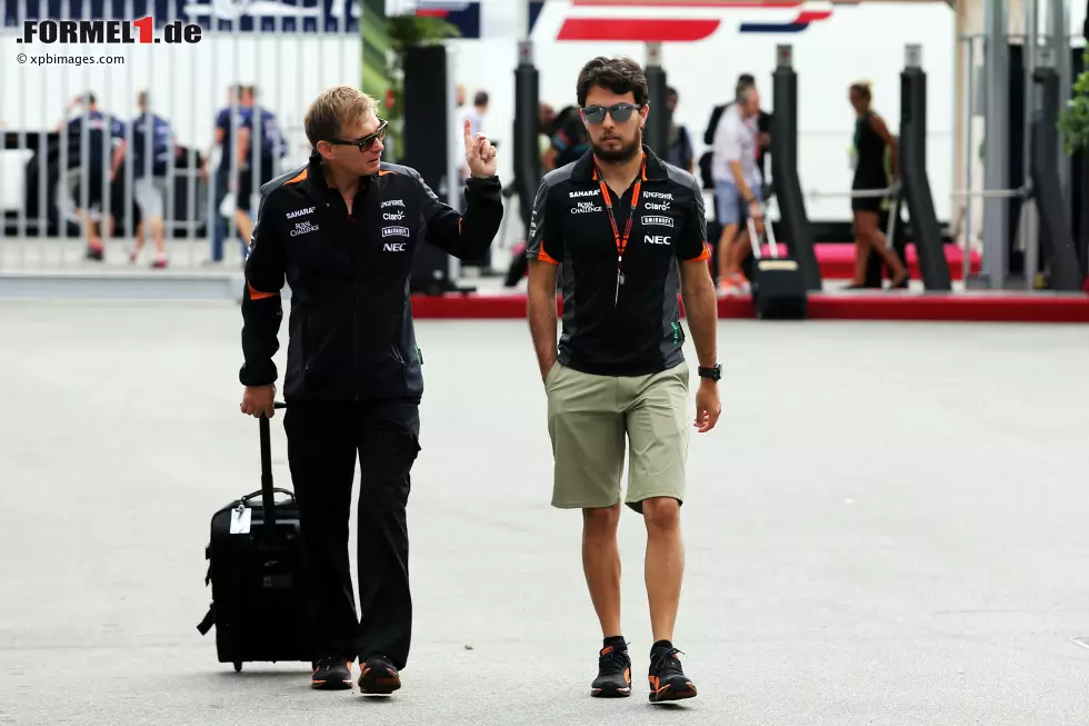 Foto zur News: Sergio Perez (Force India)