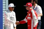 Gallerie: Lewis Hamilton (Mercedes) und Kimi Räikkönen (Ferrari)