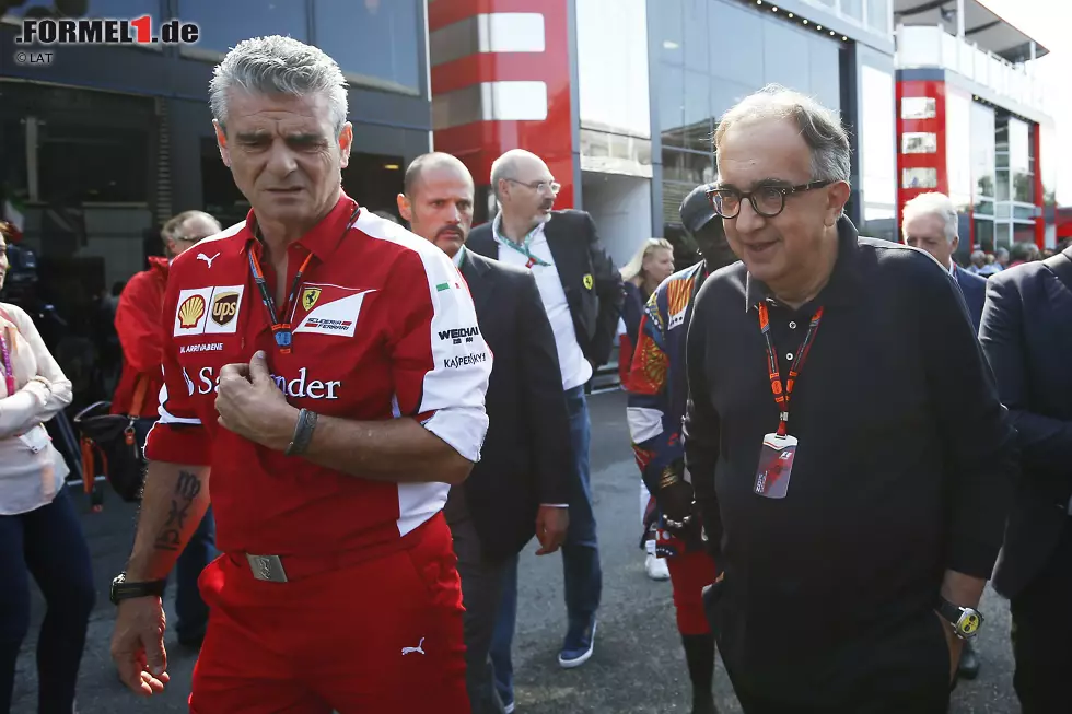 Foto zur News: Maurizio Arrivabene und Sergio Marchionne