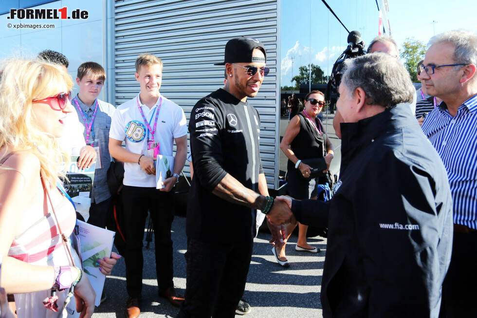 Foto zur News: Lewis Hamilton (Mercedes) und Jean Todt