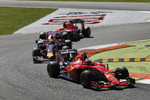 Gallerie: Kimi Räikkönen (Ferrari), Daniil Kwjat (Red Bull) und Will Stevens (Manor-Marussia)
