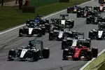 Gallerie: Lewis Hamilton (Mercedes), Sebastian Vettel (Ferrari), Felipe Massa (Williams), Valtteri Bottas (Williams) und Nico Rosberg (Mercedes)