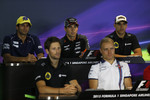 Foto zur News: Felipe Nasr (Sauber), Sergio Perez (Force India), Pastor Maldonado (Lotus), Romain Grosjean (Lotus) und Valtteri Bottas (Williams)