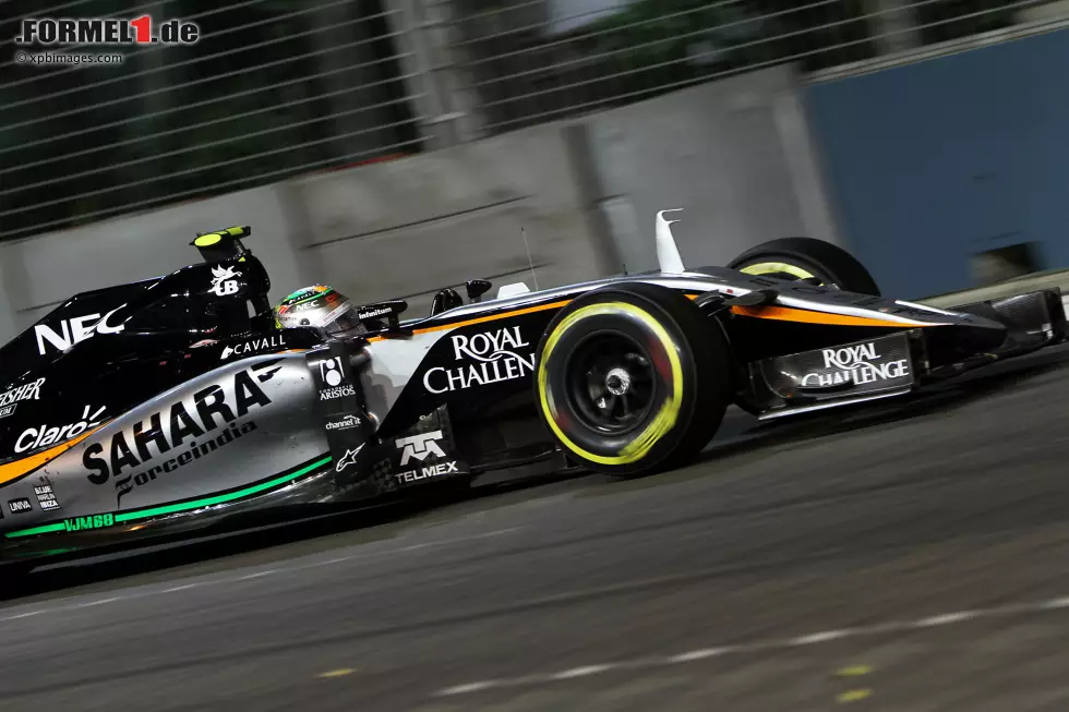 Foto zur News: Sergio Perez (Force India)