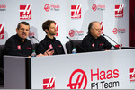 Gallerie: Teamchef Günther Steiner, Romain Grosjean und Teambesitzer Gene Haas