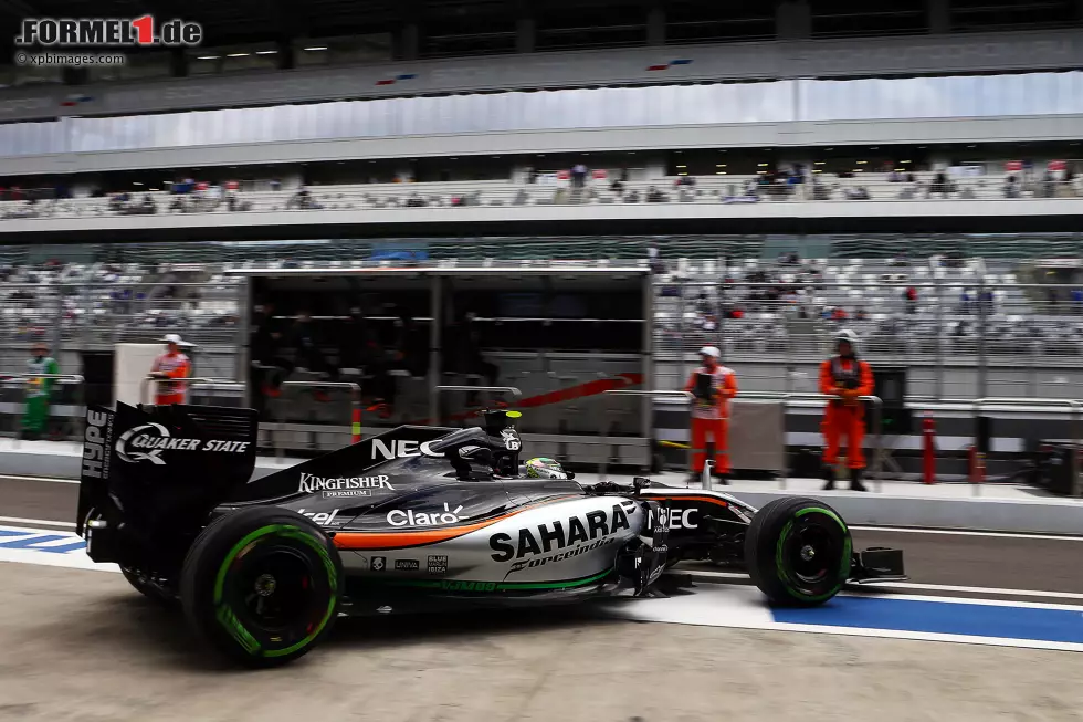 Foto zur News: Sergio Perez (Force India)