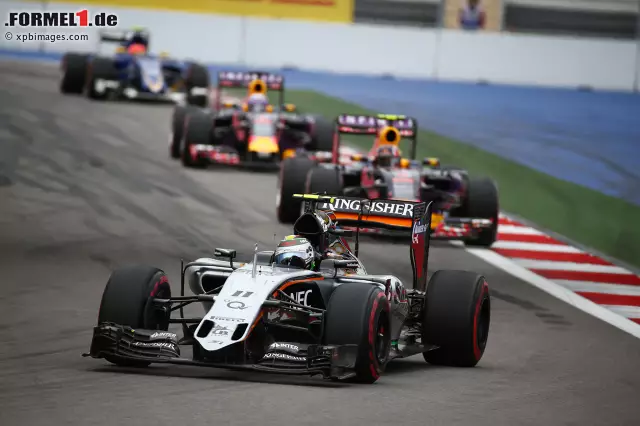 Foto zur News: Sergio Perez (Force India)