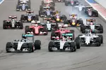 Foto zur News: Nico Rosberg (Mercedes) und Lewis Hamilton (Mercedes)