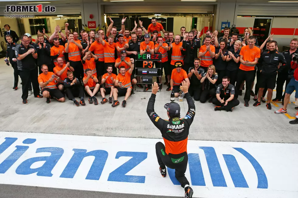 Foto zur News: Sergio Perez (Force India)