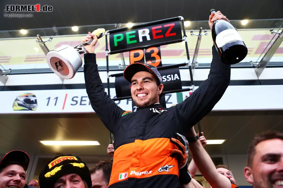 Foto zur News: Sergio Perez (Force India)