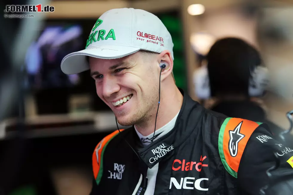 Foto zur News: Gute Laune bei Nico Hülkenberg (Force India)