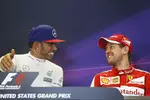 Gallerie: Lewis Hamilton (Mercedes) und Sebastian Vettel (Ferrari)