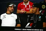 Gallerie: Fernando Alonso (McLaren) und Lewis Hamilton (Mercedes)