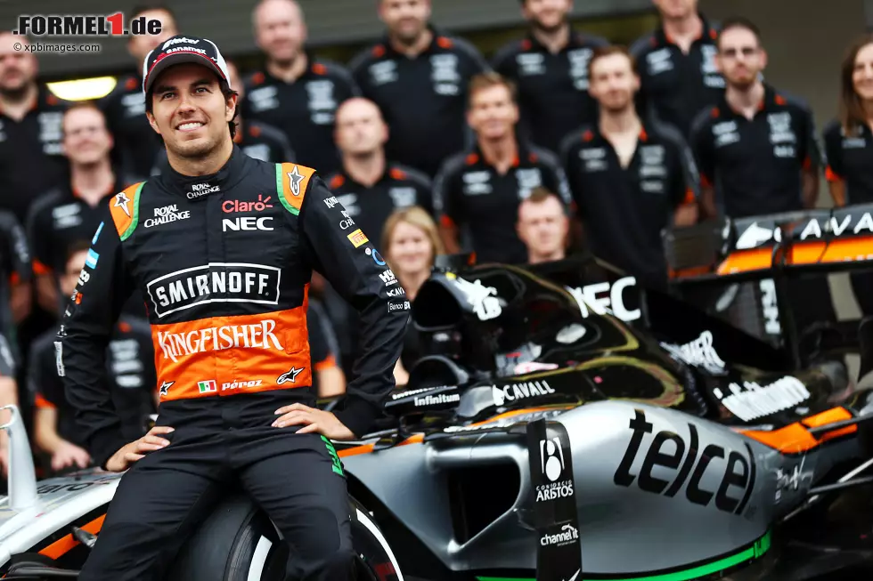 Foto zur News: Sergio Perez (Force India)