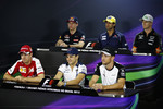 Gallerie: FIA-PK mit Max Verstappen (Toro Rosso), Felipe Nasr (Sauber), Nico Hülkenberg (Force India), Jenson Button (McLaren), Felipe Massa (Williams) und Sebastian Vettel (Ferrari)