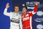 Gallerie: Nico Rosberg (Mercedes) und Sebastian Vettel (Ferrari)