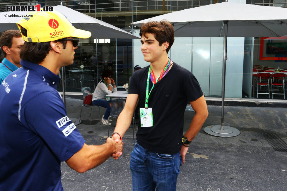 Foto zur News: Felipe Nasr (Sauber) und Nelson Piquet Jun.