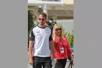 Foto zur News: Jenson Button (McLaren) mit seiner Mutter Simone