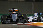 Foto zur News: Nico Hülkenberg (Force India) und Felipe Massa (Williams)