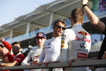 Foto zur News: Will Stevens (Manor-Marussia), Max Verstappen (Toro Rosso), Jenson Button (McLaren) und Daniil Kwjat (Red Bull)