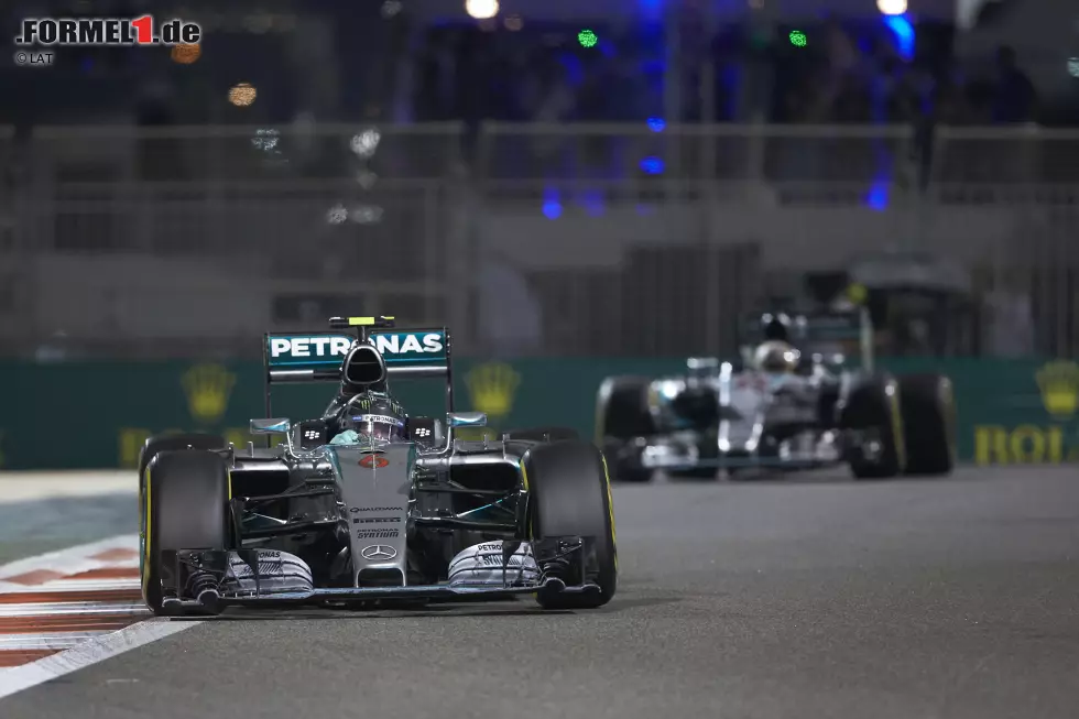 Foto zur News: Nico Rosberg (Mercedes) und Lewis Hamilton (Mercedes)