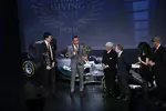 Foto zur News: Lewis Hamilton (Mercedes), Toto Wolff, Jean Todt und Bernie Ecclestone