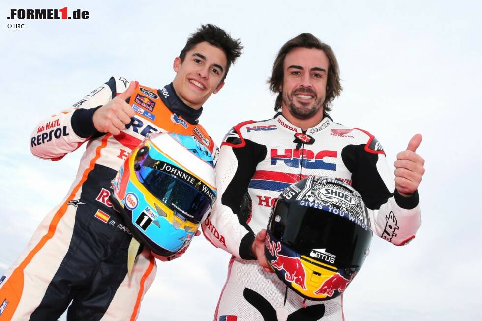 Foto zur News: Marc Marquez und Fernando Alonso
