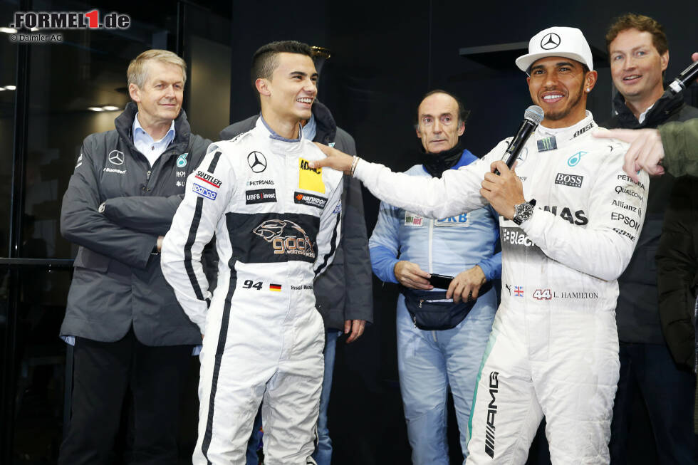 Foto zur News: Pascal Wehrlein und Lewis Hamilton (Mercedes)