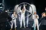 Foto zur News: Pascal Wehrlein, Daniel Juncadella und Lewis Hamilton