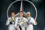 Foto zur News: Pascal Wehrlein, Daniel Juncadella und Lewis Hamilton