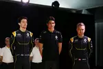 Foto zur News: Jolyon Palmer (Renault), Esteban Ocon (Renault) und Kevin Magnussen (Renault)