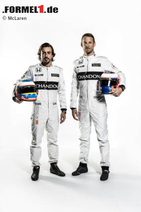 Foto zur News: Fernando Alonso und Jenson Button (McLaren)