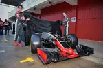 Foto zur News: Esteban Gutierrez (Haas) und Romain Grosjean (Haas)