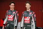 Foto zur News: Esteban Gutierrez (Haas) und Romain Grosjean (Haas)