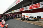 Foto zur News: Sergio Perez (Force India) und Nico Hülkenberg (Force India)