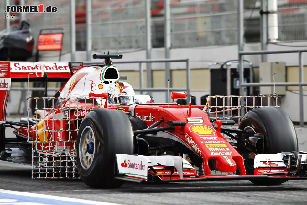 Foto zur News: Sebastian Vettel (Ferrari)