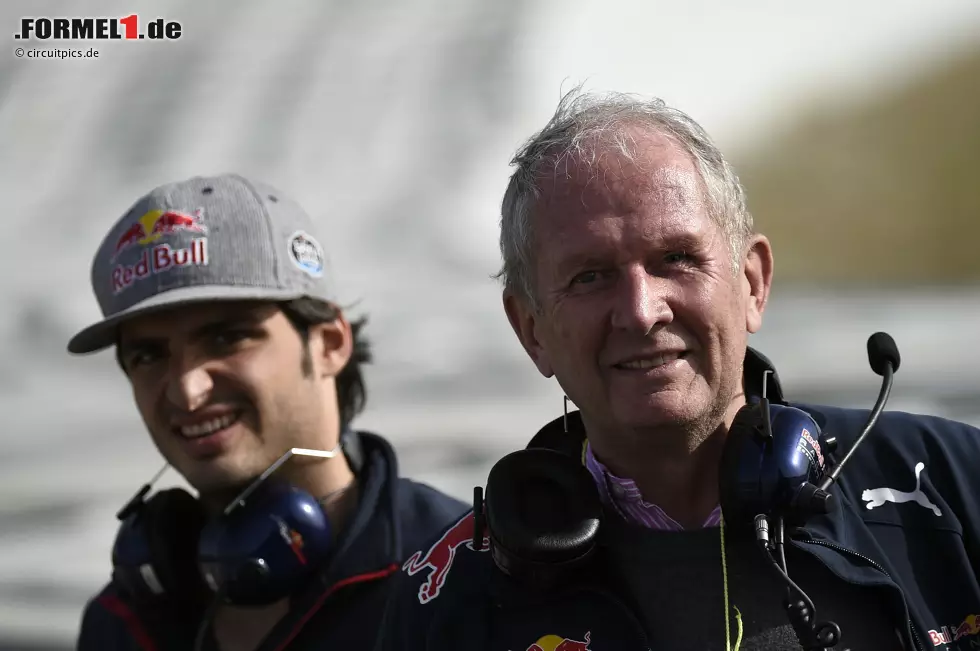 Foto zur News: Helmut Marko und Carlos Sainz