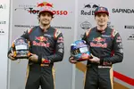 Foto zur News: Carlos Sainz (Toro Rosso) und Max Verstappen (Toro Rosso)